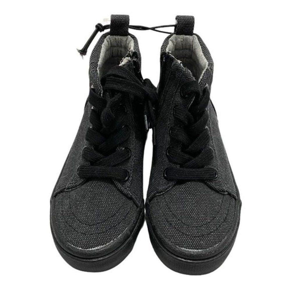 Joe Fresh Grey Canvas High Top Side Zip Sneakers